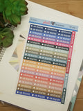 AM Routine Planner Stickers