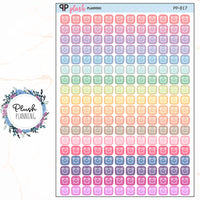 ALARM ITTY BITTY Planner Stickers