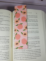 Peachy Peach Bookmark, Rounded Corners