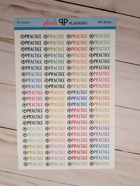 Practice Script Planner Stickers