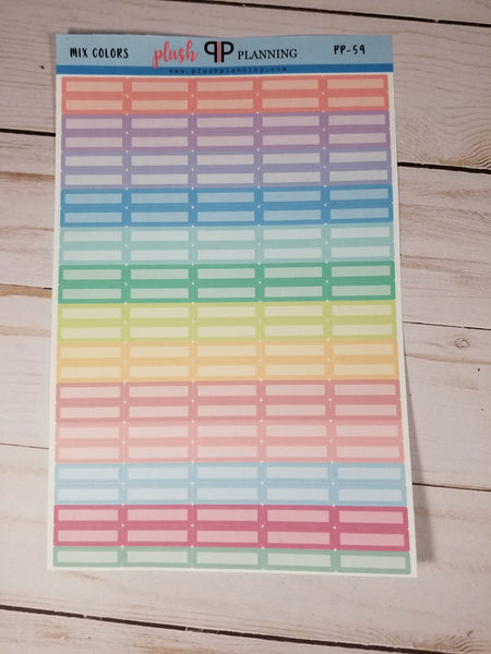 1 Inch Label Planner Stickers