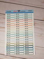 Meeting Script Label Planner Stickers