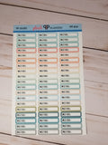 Meeting Script Label Planner Stickers