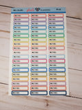 Meeting Script Label Planner Stickers