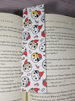 Kitty Cats Holiday Bookmark, Rounded Corners