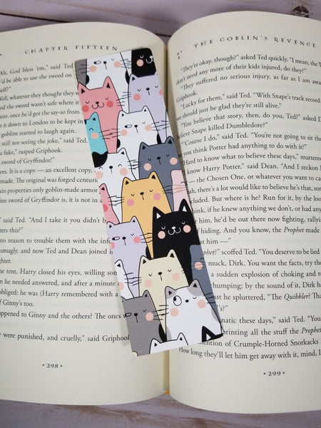 Kitty Cat Bookmark, Rounded Corners