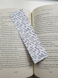 Love Letter Prints Bookmarks, Rounded Corners