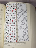 Hats and Bones Holiday Edition, Christmas Prints, Puppies, Dogs Bookmarks, Rounded Corners