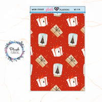 Washi Strips Deco Planner Stickers, Decorative Stickers, Christmas Edition Style 11,