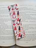 Little Elves Pattern Bookmarks, Holiday Bookmarks Christmas Bookmarks, Rounded Corners