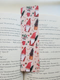 Little Elves Pattern Bookmarks, Holiday Bookmarks Christmas Bookmarks, Rounded Corners