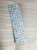 Cute Puppies Plaid Design Bookmark, Rounded Corners