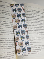 Kitty Cats with Glasses Bookmark, Rounded Corners