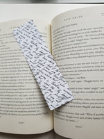 Love Letter Prints Bookmarks, Rounded Corners