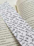 Love Letter Prints Bookmarks, Rounded Corners