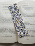 Alphabet Prints Pattern Bookmarks, Rounded Corners