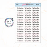 Top Priorities Script Planner Stickers, Black Color, Style A, Style B, Style C