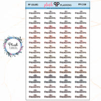 Vacation Script Planner Stickers