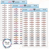 Vacation Script Planner Stickers