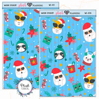 Washi Strips Deco Planner Stickers, Decorative Stickers, Christmas Edition Style 3