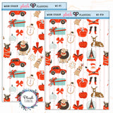 Washi Strips Deco Planner Stickers, Decorative Stickers, Christmas Edition Style 5