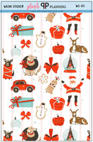 Washi Strips Deco Planner Stickers, Decorative Stickers, Christmas Edition Style 5