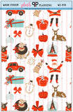 Washi Strips Deco Planner Stickers, Decorative Stickers, Christmas Edition Style 5