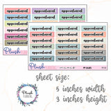 Appointment Planner Stickers