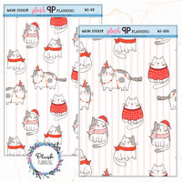 Washi Strips Deco Planner Stickers, Decorative Stickers, Christmas Edition Style 8