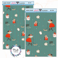 Washi Strips Deco Planner Stickers, Decorative Stickers, Christmas Edition Style 10,