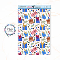 Washi Strips Deco Planner Stickers, Decorative Stickers, Christmas Edition Style 12,