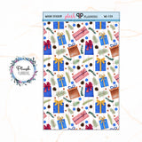 Washi Strips Deco Planner Stickers, Decorative Stickers, Christmas Edition Style 12,