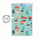 Washi Strips Deco Planner Stickers, Decorative Stickers, Christmas Edition Style 15,