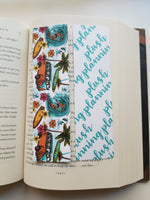 Surf's Up Bookmark, Hawaiian Theme Bookmark, Yolo Theme Bookmark Rounded Corners