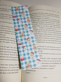 Cute Puppies Plaid Design Bookmark, Rounded Corners