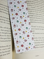 Holiday Presents Pattern Bookmark, Rounded Corners