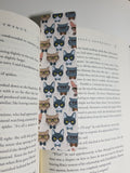 Kitty Cats with Glasses Bookmark, Rounded Corners