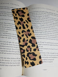 Leopard Pattern Bookmark, Rounded Corners