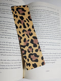 Leopard Pattern Bookmark, Rounded Corners