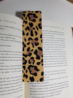 Leopard Pattern Bookmark, Rounded Corners