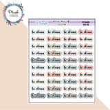 To Clean Script Planner Stickers