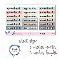 Appointment Planner Stickers