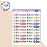 To Clean Script Planner Stickers