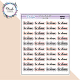 To Clean Script Planner Stickers