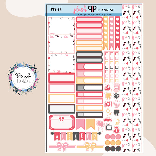 Fabulous Pattern Sampler Planner Stickers