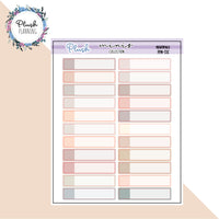 Two-Toned Planner Stickers