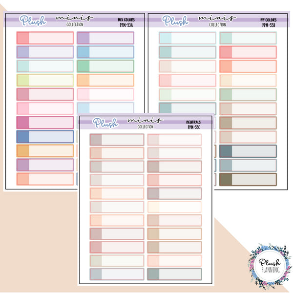 Two-Toned Planner Stickers