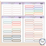 Basic Label Planner Stickers, Minis Collection