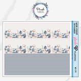 7x9 or 8.5x11 Planner Cotton Floral Design Deco Planner Stickers