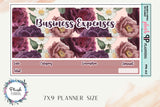 7X9 Business Budget Planner Stickers, Business Budget, Business Expenses, Estimated Taxes